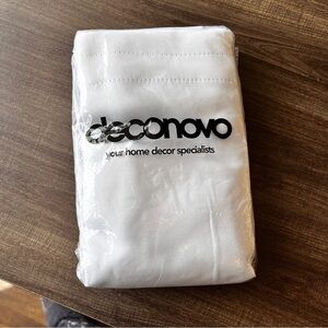 Deconovo Total Blackout Curtains Sun Blocking Drapes Gray Panel 36" x 80"